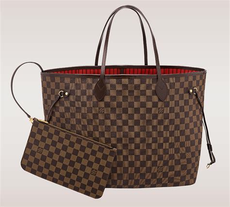 checkered louis vuitton bag|louis vuitton neverfull tote bag.